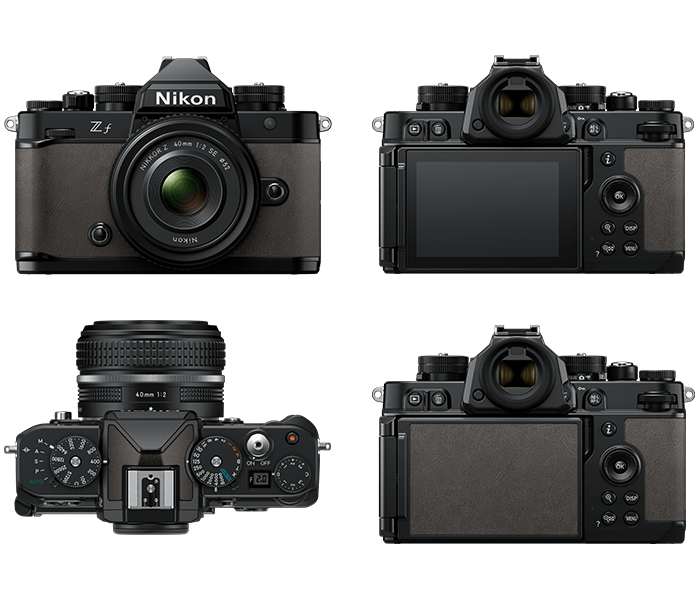 Nikon Z f Body Black / Stone Gray Image 2